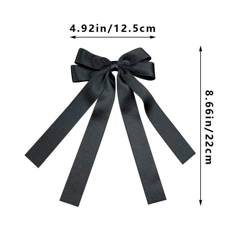 SIGVARDSTORE - Jepit Rambut korea Pita Dasi Kecil Kain Satin Fashion Anak Perempuan & Wanita JPT23 Klip Clips Hairpin 4