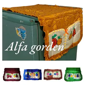 Taplak Kulkas Tutup Lemari Es Alas Kulkas Cover Kulkas