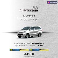 Gambar MICHELIN RAINFORCE HYBRID WIPER FOR AVANZA 2ND GEN 2012 - 2015 dari APEX PRECISION AUTOWORKS Kota Tangerang 1 Tokopedia