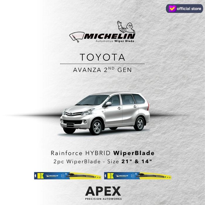 Gambar MICHELIN RAINFORCE HYBRID WIPER FOR AVANZA 2ND GEN 2012 - 2015 dari APEX PRECISION AUTOWORKS Kota Tangerang Tokopedia