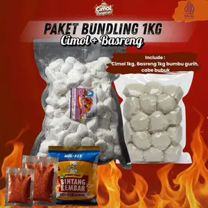 Paket Bundling Cimol Basreng Frozen Bumbu Lebgkap