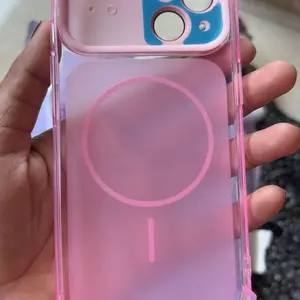 YEJUN CASE [Lensa Lepas‑Pasang] Ultra thin Rose Red Anti Jatuh Airbag 4 Sudut, Desain Tutup Lensa Lepas Pasang+Pelindung Lensa, Ubah Jadi iPhone 18 ProMax Seketika untuk iPhone18 17 16 15 14 13 12 11 Pro Promax