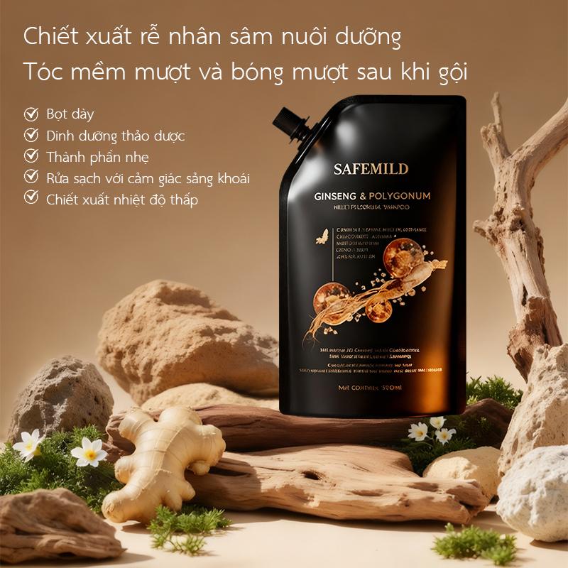 【SAFEMILD Hàng chính hãng】Dầu gội và dầu xả chống rụng tóc SAFEMILD hàng chính hãng, kích thích mọc tóc