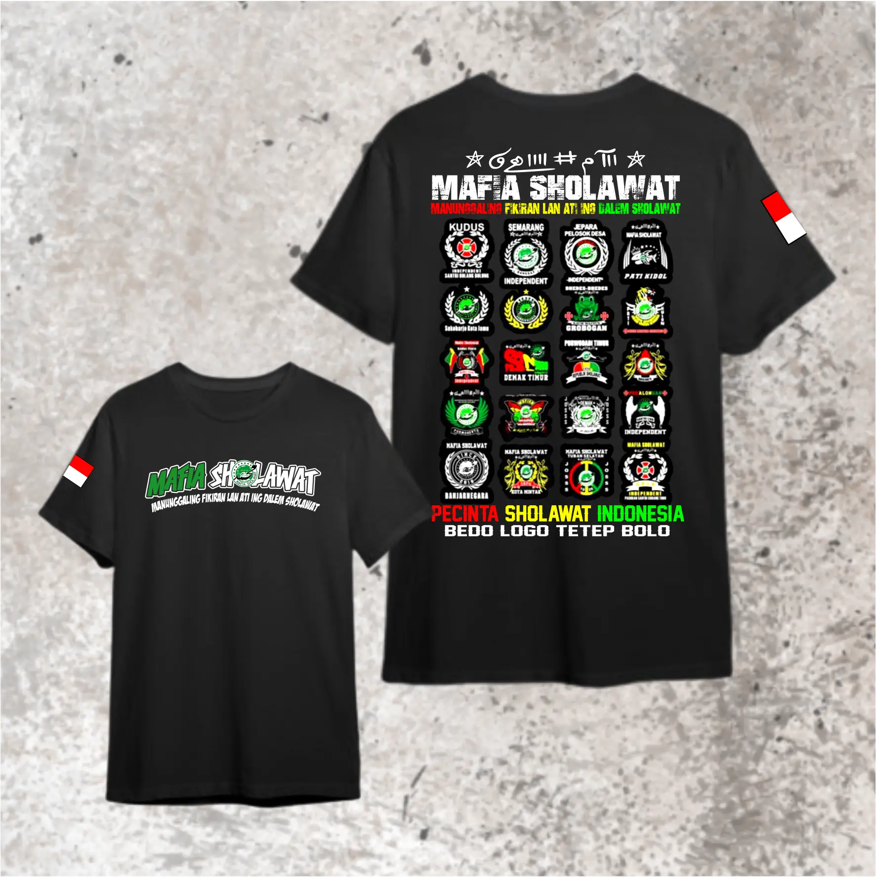 Kaos Mafia Sholawat Manunggaling Kaos Anak - Kaos Unisex - Katun Combed Distro Pakaian Nyaman