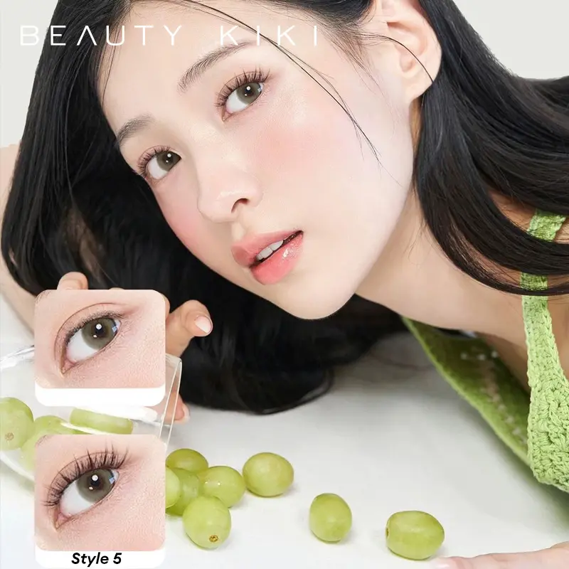 【Style 5】KIKI Summer Series Eyelashes Dense and Natural Type 2 in 1  Eyelashes