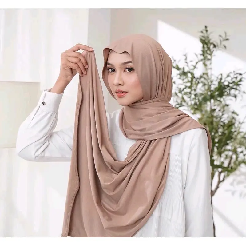 HIJAB PASHMINA KAOS RAYON PREMIUM/PASHMINA SHAUWLpashmina/pashmina kaos rayon dicuci dengan tangan saja waffle Syal Kerudung Wanita Muslim Jilbab Panjang bisa dicuci dengan mesin baby pink