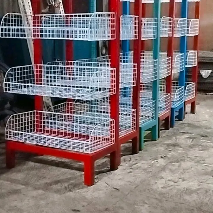 rak ciki/sneak 4 susun serbaguna warna MERAH 3