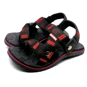 Promo Cuci gudang sandal gunung anak cewek dan cowok Motif merah hitam dan biru hitam