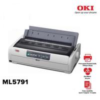 Jual OKI ML-5791 High Quality Dot Matrix Printer 576 cps 24 pin 136 ...