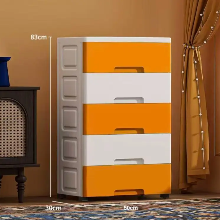 【Putih+Oranye】5-Lapisan