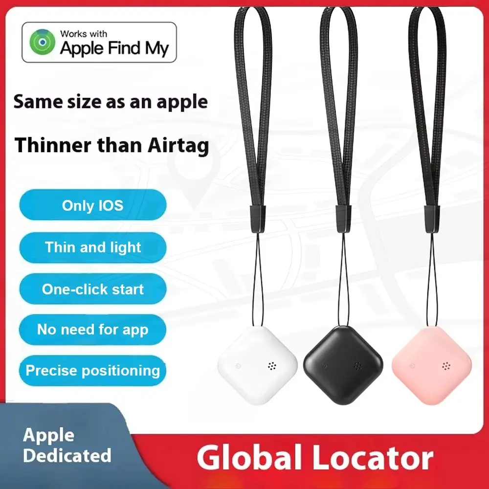 Mini GPS Tracker Mini Bluetooth Anti-lost Device Keys Mobile Phone Bag Pet Luggage Two-way Anti-Lost And Found Object Alarm Work with IOS Find My APP