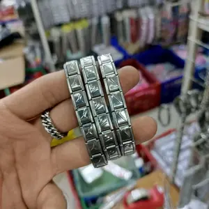 Gelang Per Stainless stell Tidak Karat Silver 4Varian Terbaik !! Pria dan Wanita!!