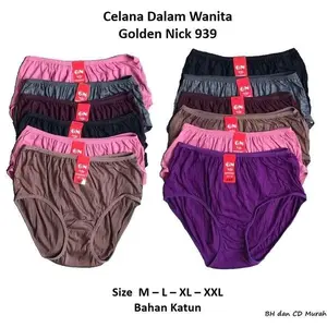 12 PCS Celana Dalam Wanita Golden Nick 939 (CD) GN Art 939 SUPER KATUN!! Murah!