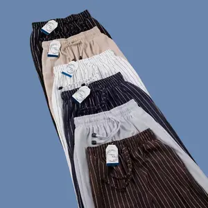 Everyday Pants-Stripe Pants Bangkok - Celana Panjang Wanita Motif Garis Stripe - Celana Formal Basic Wanita