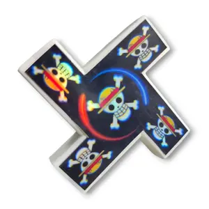 Gangsing Penghapus Hologram Motif One Piece Mainan Viral Pemadam Gangsing Anak Gasing Bahan Aman Karet Lembut Stiker Hologram Unik 6 Cm