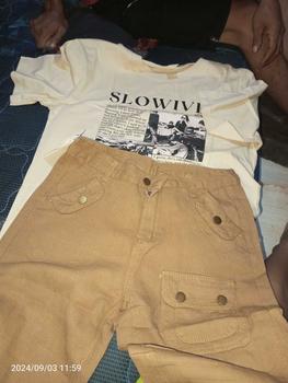 Product Review of HAZO JEANS-Cargo Jeans Khaki baru versi Highwaist Loose Celana Jeans Wanita Korea Muda Panjang Retro Straight from @**n 2
