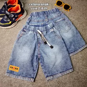 Celana Pendek Jeans Anak Laki Laki Usia 1-6 Tahun