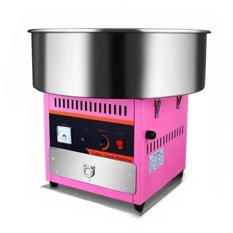 220V Fully Automatic Drawing Cotton Candy Machine Electric Fancy Production