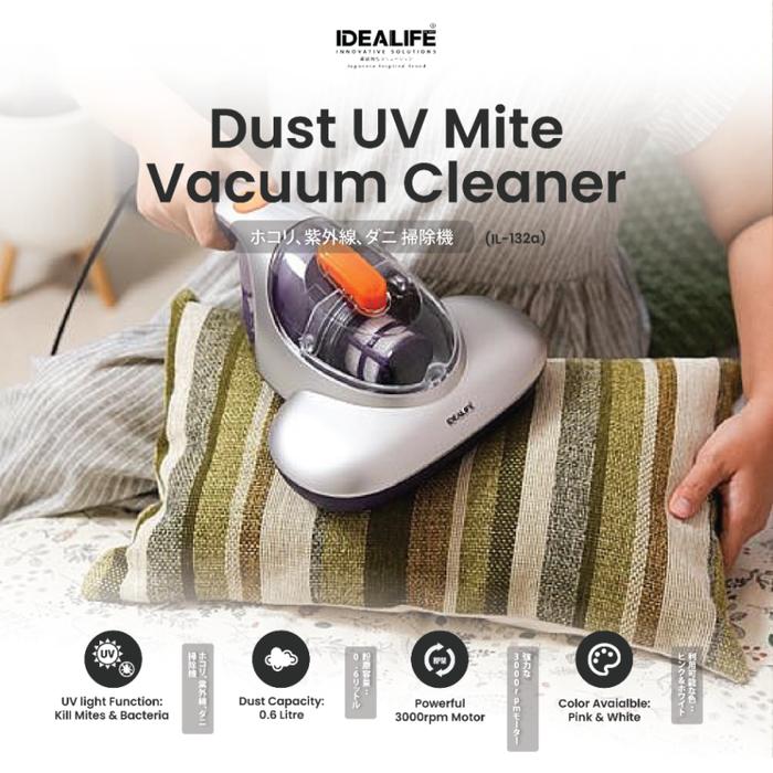 Gambar IDEALIFE - Dust UV Mite Vacuum Cleaner - Alat Pembunuh Tungau -IL-132a dari IDEALIFE ONLINE STORE Kota Administrasi Jakarta Utara Tokopedia