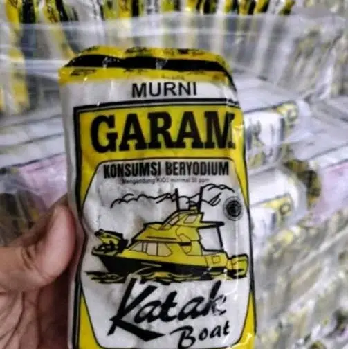 PAKET 1KG HEMAT ISI 5 PCS GARAM DAPUR MURNI BERYODIUM CAP KATAK 200 GRAM GARAM CAP KATAK 3