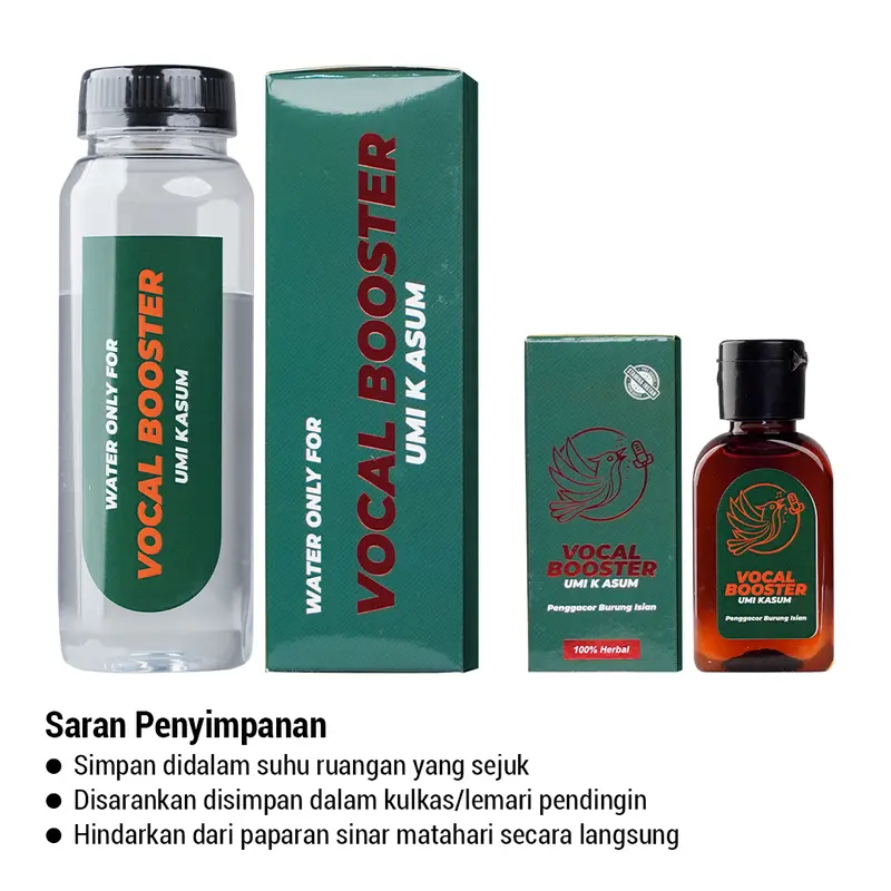 Vocal Booster Umi Kasum Minuman Burung Isian Multivitamin Penggacor Burung Masteran 5