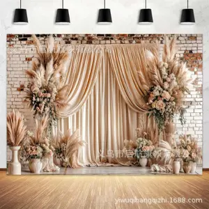 Latar belakang pernikahan, pesta ulang tahun, hadiah pengantin, pemotretan potret, spanduk pertunangan