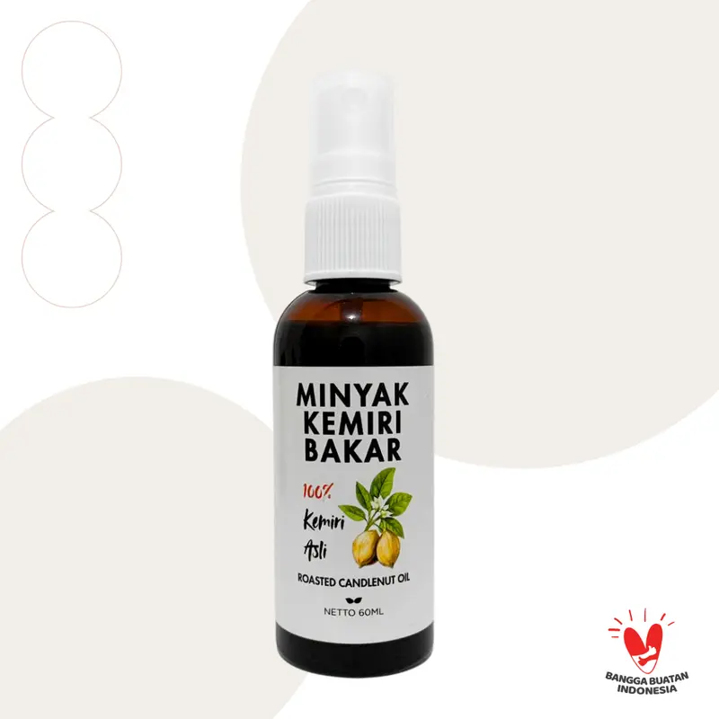 Minyak Kemiri Bakar untuk Perawatan Rambut dan Kulit Kering - 100% Pure Candlenut Oil - Skin and Haircare Serum 4