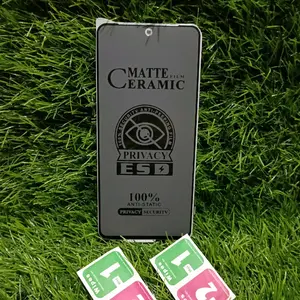 TG Tempered RM NOT 10 PRO Anti Gores Matte Privacy Anti SPY Antigores Cover Hitam 100D Film Ceramics HD Explosion-proof