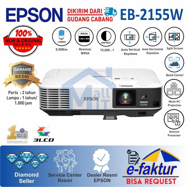 Gambar Proyektor EPSON EB-2155W EB2155W EPSON EB 2155W Garansi Resmi dari Mall IT Jakarta Kota Administrasi Jakarta Timur Tokopedia