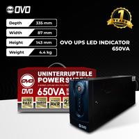 Gambar UPS 650VA 325W Paling Murah OVO 650VA 325W AVR Auto Restart Simulated Sinewave Genarator Compatible dari TokoUPS Kota Administrasi Jakarta Pusat 5 Tokopedia