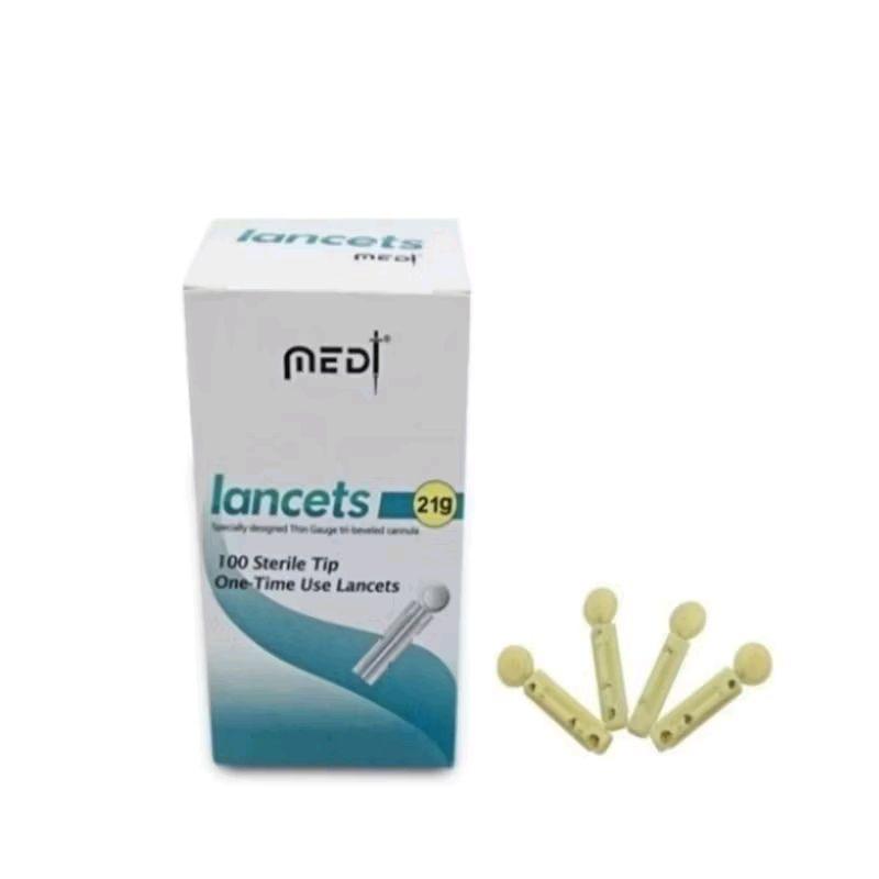 jarum bekam 21 g medilance isi 100 pcs - medlilance 21 g