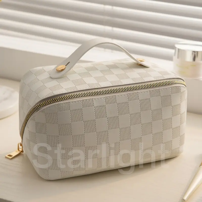Starlight Tas Kosmetik PU Women Travel Make Up Organizer Bag Pouch Cosmetic Bag Tas Kosmetik Model Sekat HSB241 0