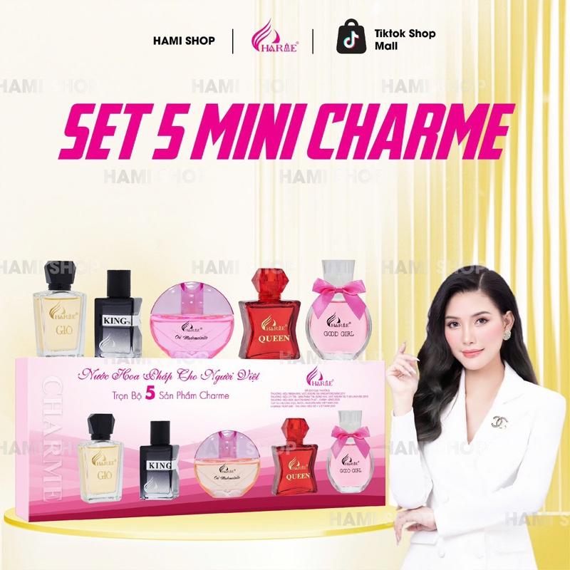 Bộ 5 Mùi Nước Hoa Nam 10ml và Nước Hoa Nữ 10ml Dạng Chấm