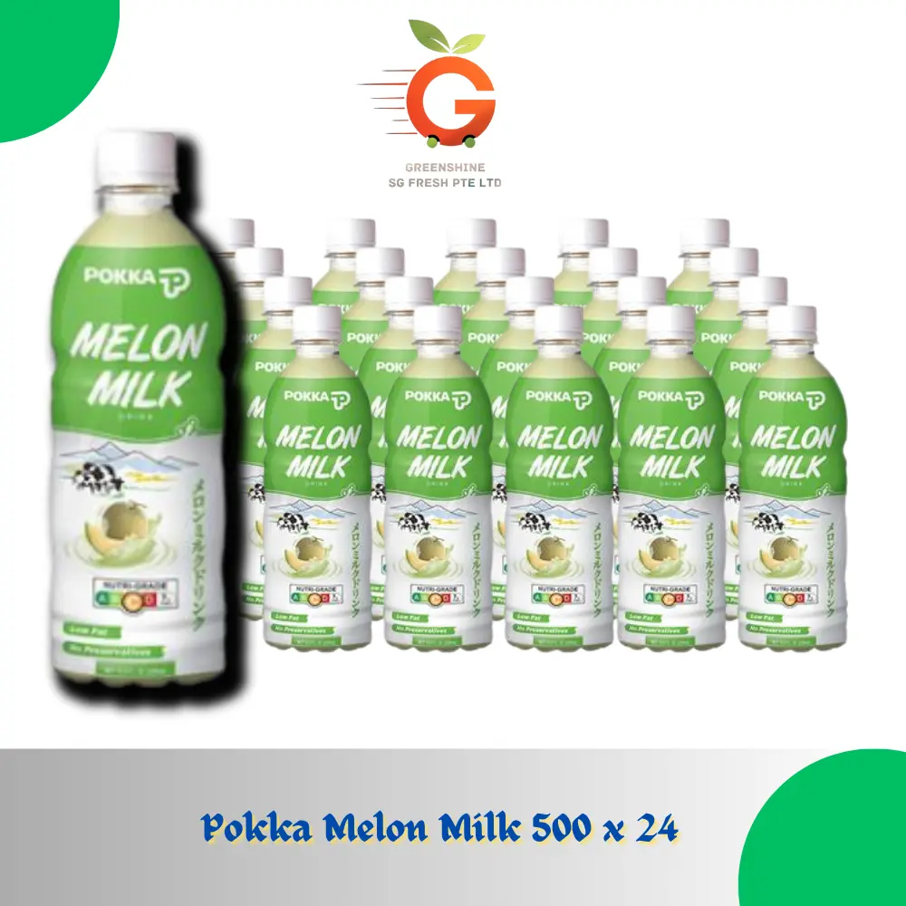 (greenshine sg)Pokka melon milk 500 x 24