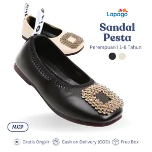 LAPAGO - Sepatu Flat Anak Perempuan Casual Pesta Usia 1 Tahun - 8 Tahun Type MCP Kaki Kids
