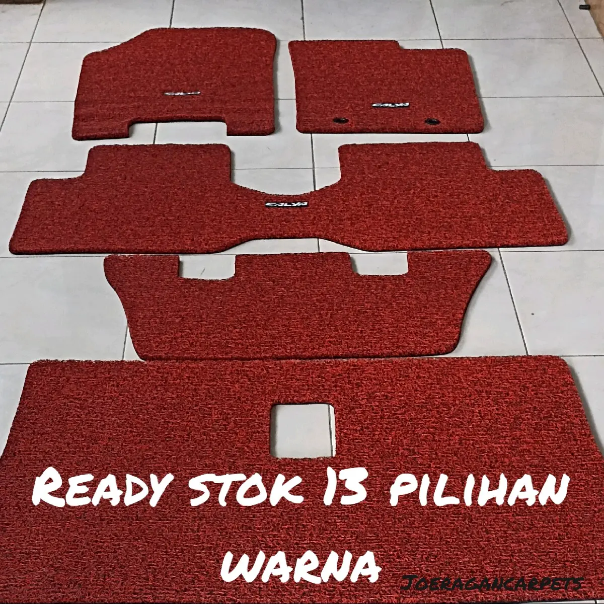 karpet mobil calya sigra bahan pvc tebal ready stok 13 pilihan warna Car