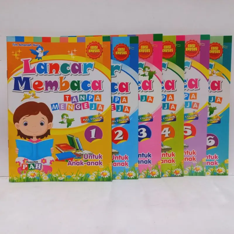 Buku Anak - Persiapan Masuk SD - Lancar Membaca Tanpa Mengeja - PAH