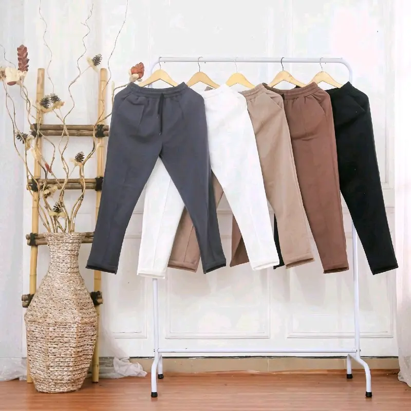 Celana Panjang Baggy Pants Wanita Bahan Paraguay ya kak di jamin tebal 3