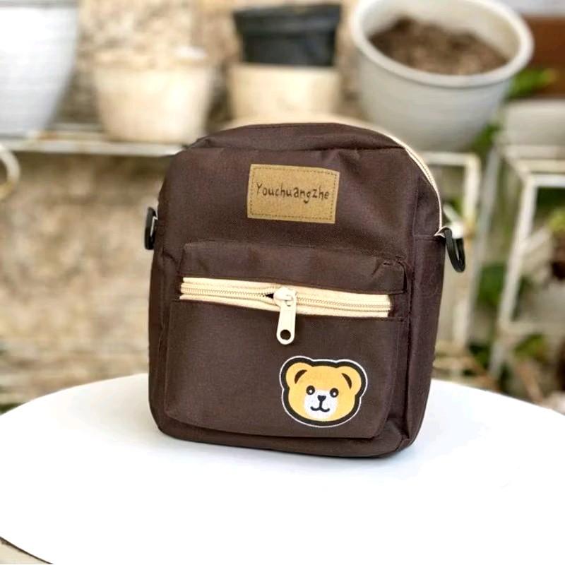 Tas selempang lucu bahan tebal modis kekinian 3