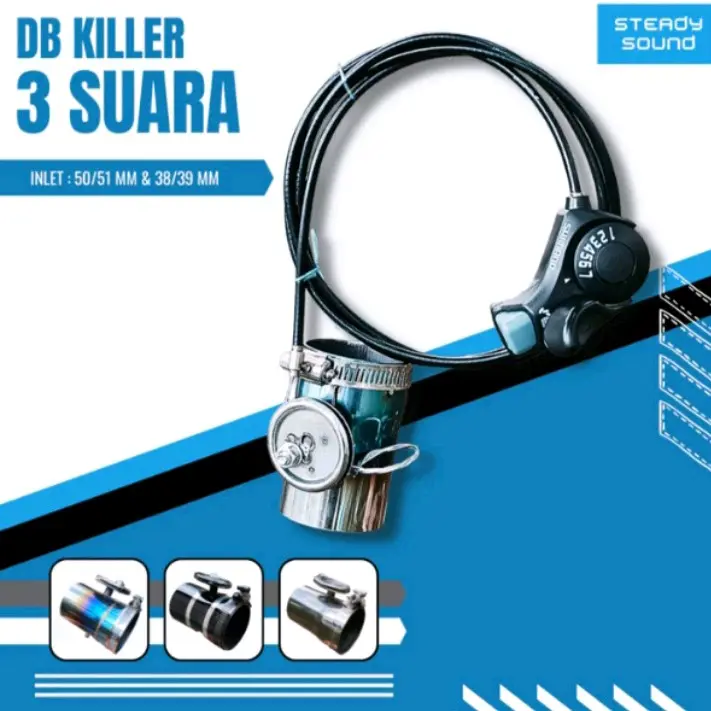 db killer 3suara untuk knalpot motor racing dan brong 1