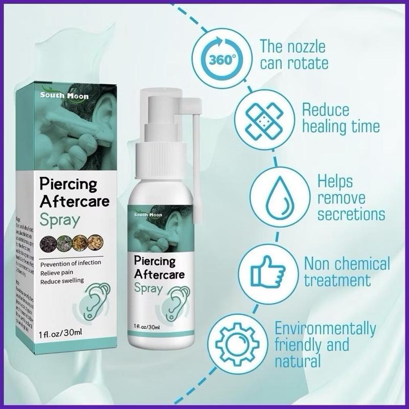  Chai Xịt Vệ Sinh Lỗ Xỏ Khuyên Tai Mũi Rốn  Xịt Bump Lỗ Xỏ Piercing Aftercare Spray 