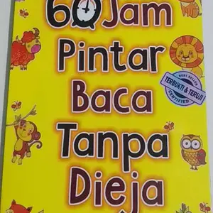 buku 60 jam pintar baca tanpa dieja orginal