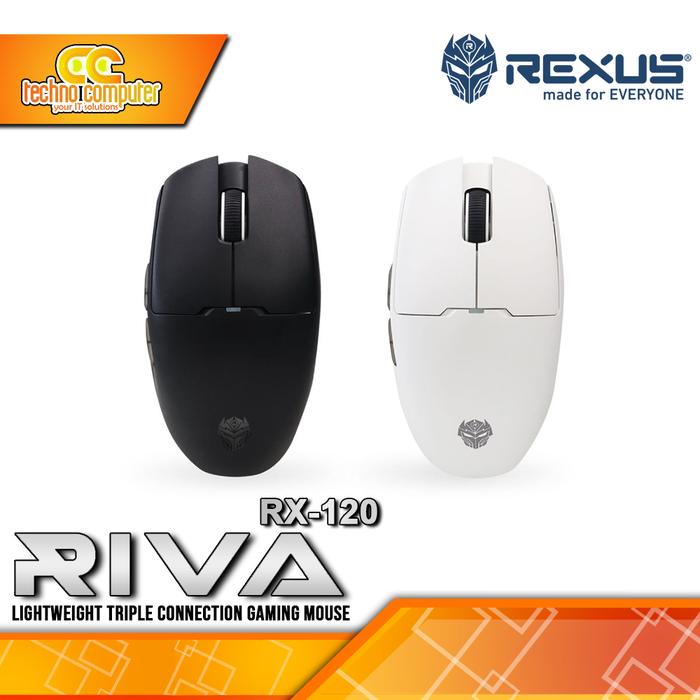 Gambar REXUS RIVA / RX-120 Triple Connection PAW3311 - Gaming Mouse Wireless dari Techno Computer Bali Kota Denpasar Tokopedia