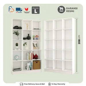 Furnicrush Rak Susun / Rak Buku / Rak Serbaguna / Rak Gym / Rak Display 15 Susun / CAMILLE MPR 531