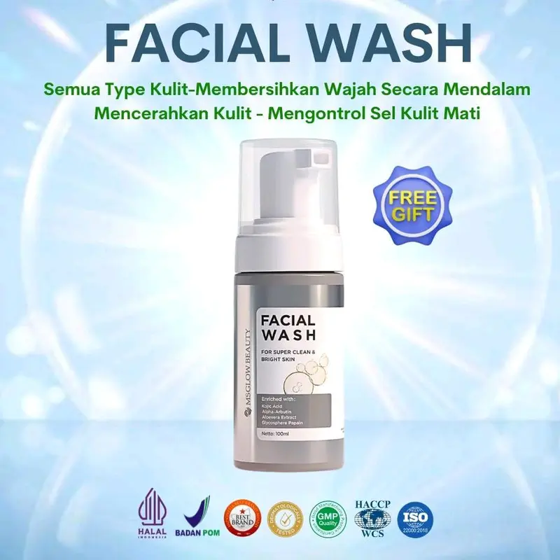 MS GLOW FACIAL Semua Jenis Kulit - CUCI MUKA - CLEANSER - PEMBERSIH WAJAH 0