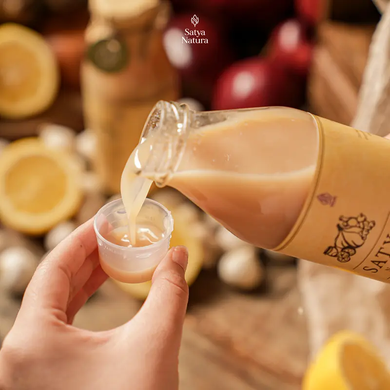 (PAKET 3 BOTOL) SATYA Jus Bawang Putih Tunggal Jahe Merah Madu Hutan Cuka Apel Lemon sudah BPOM TR Natural dan Aman 2