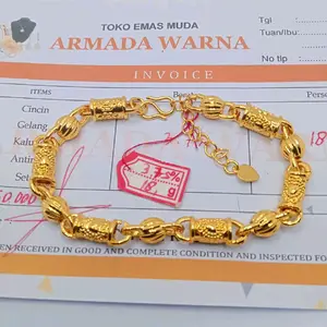 GELANG TANGAN WANITA motif terbaru dan ada surat resmi dari toko
