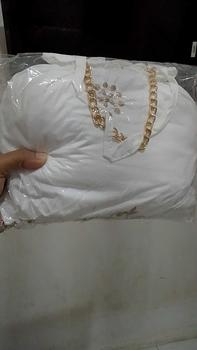 Product Review of MUSYAFFA - Mukena Dewasa Bordir Clara Premium Cantik Mewah Atasan Bawahan Bunga Katun Muslim Mukenah Mukena bordir from N**O ** ** 0