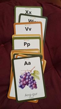 Product Review of Flash Card Anggota Tubuh - Binatang - Buah - Sayur Bahasa Indonesia Inggris Alat Belajar Anak Edukasi Kartu Hadiah Toys from s**4 0