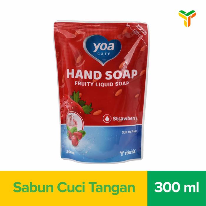 Gambar Yoa Hand Soap Strawberry Reffil 300 Ml dari Yogya Online Kota Bandung Tokopedia